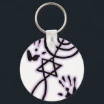 Messianic prints keychain<br><div class="desc">Messianic prints and seal a reminder of theMessianic prophets of old foretelling the coming of the messiah.</div>