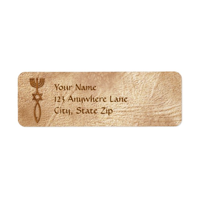 Messianic Seal Aged Return Address Labels (Front)