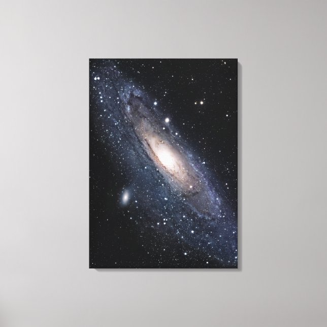 Messier 31, The Great Galaxy in Andromeda Canvas Print (Front)