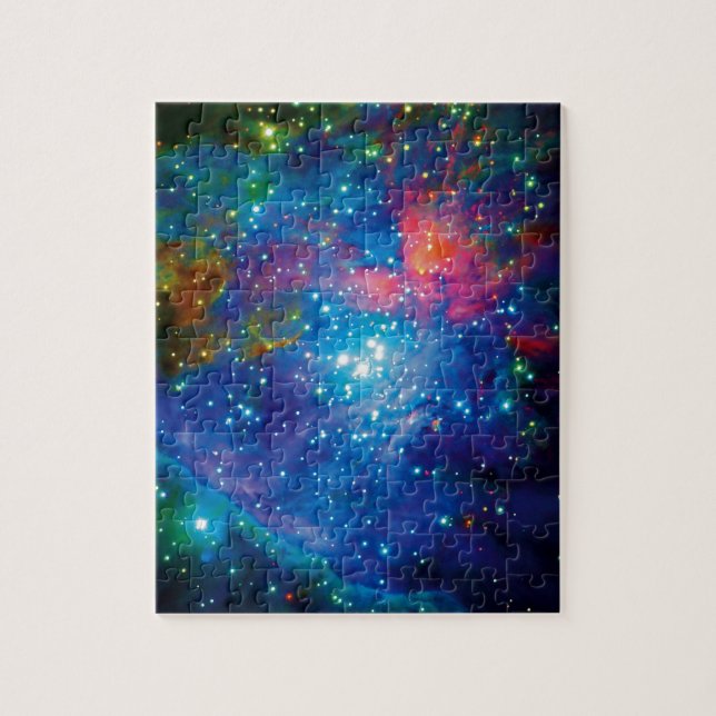 Messier 42 Orion Nebula Infrared ESO Space Photo Jigsaw Puzzle (Vertical)
