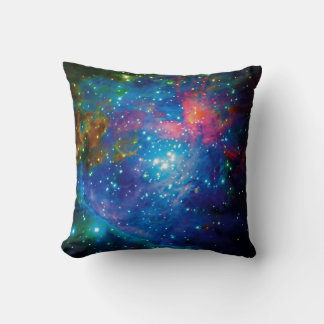 Messier 42 Orion Nebula Infrared ESO Space Photo Throw Pillow