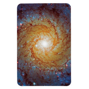 Messier 74 Spiral Galaxy Outer Space Photo Magnet