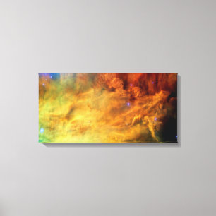 Messier 8 Lagoon Nebula - NASA Hubble Space Photo Canvas Print