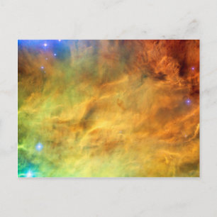 Messier 8 Lagoon Nebula - NASA Hubble Space Photo Postcard