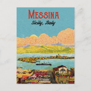 Messina city, Sicily, Italy Postcard