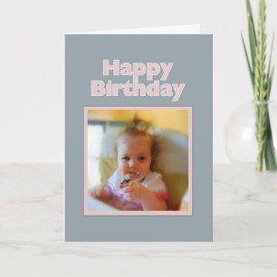 Messy Baby Happy Birthday Card