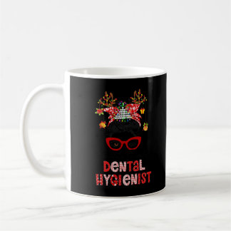 Messy Bun- Christmas Tree- Santa's Favourite Denta Coffee Mug