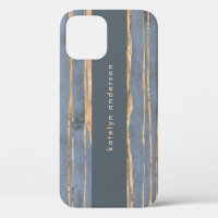 Messy Gold Line | Blue Periwinkle | Professional