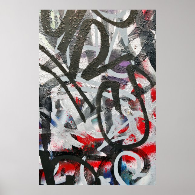 messy graffiti poster (Front)