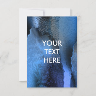 Messy Grungy Cyberpunk Texture Blank Card