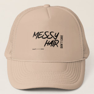 MESSY HAIR DON'T CARE BASEBALL CAP
