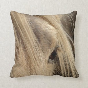 Messy Mane Throw Pillow