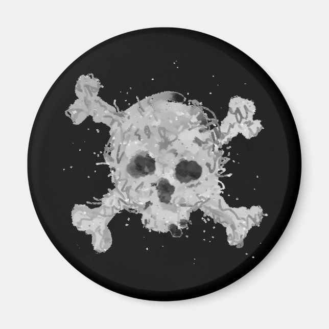 Messy Pirate Magnet (Front)