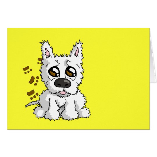 Messy Pup Card