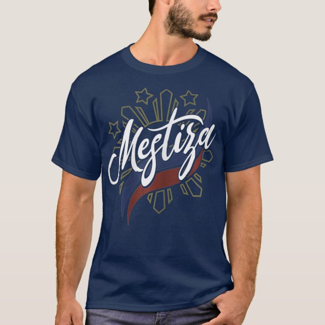 Mestiza  Filipino Women Filipina T-Shirt (Front)