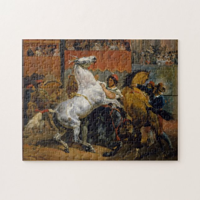Met Art Race of Riderless Horses by Horace Vernet Jigsaw Puzzle (Horizontal)