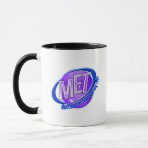 MET ORB SWOOSH LOGO MECHANCIAL ENGINEER TECH MUG
