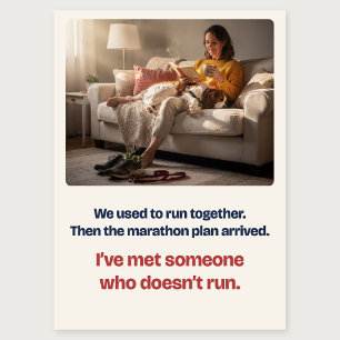 Met Someone Who Doesn't Run Card from the Dog