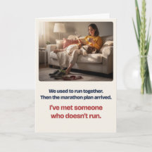 Met Someone Who Doesn't Run Card from the Dog