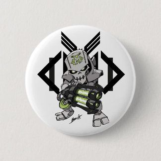 META Cyborg Badge 2 Inch Round Button