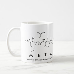 Meta peptide name mug