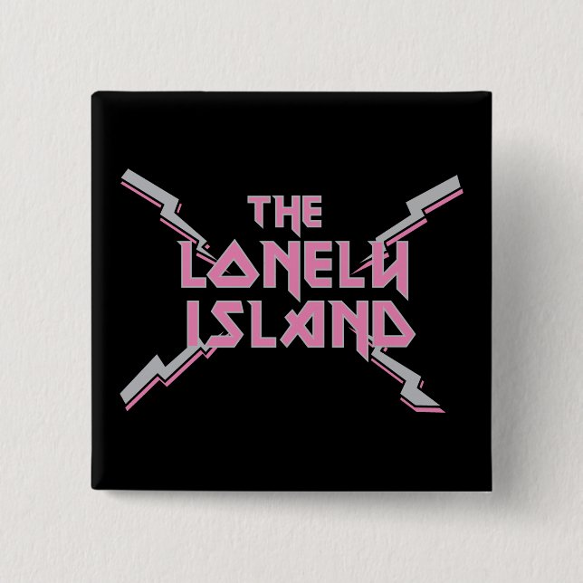 Metal 2 inch square button (Front)