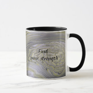 Metal Acrylic Pour Style Mug