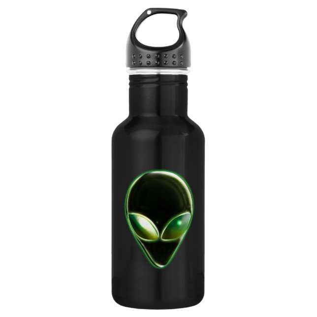 Metal Alien Head 04 Liberty Bottle (Front)