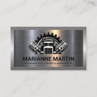 Metal Aluminum Silver Brushed | Semi Truck Pistons
