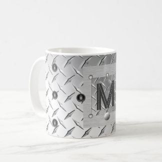 Metal and Steel Initial Mug