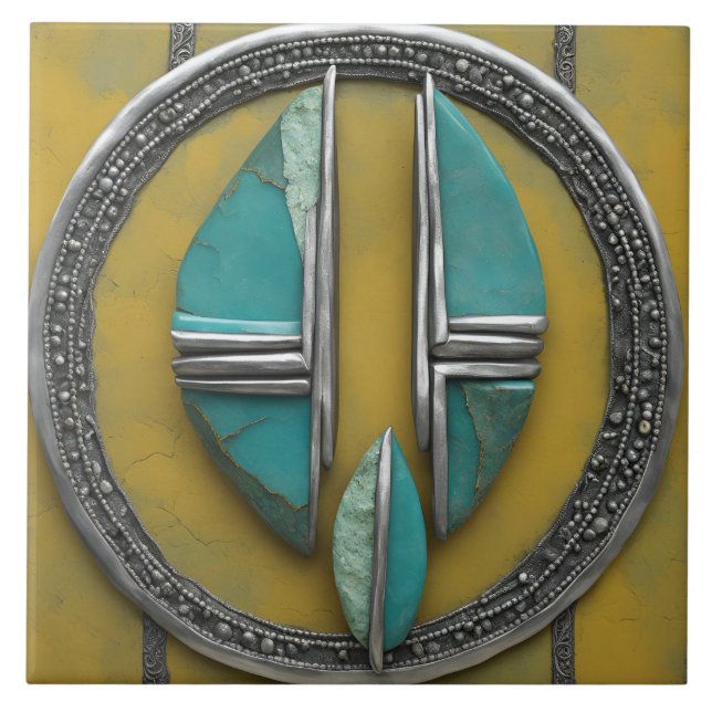Metal Art Sculptured  Tile (Front)