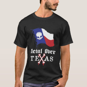 Métal au-dessus de T-shirt du Texas