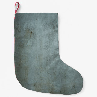 Metal Background Small Christmas Stocking