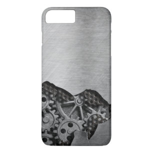 Metal background with mechanical damage iPhone 8 plus/7 plus case