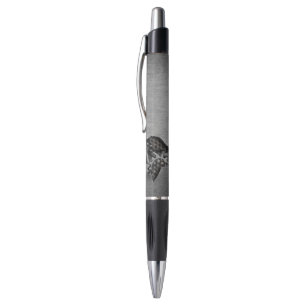 Metal background with mechanical damage pen