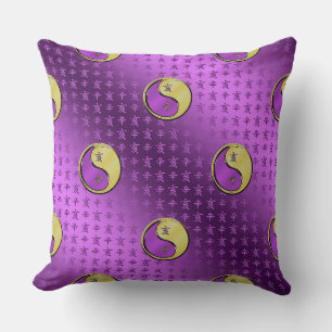 Metal Boar Throw Pillow