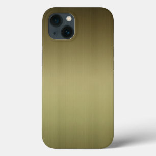 Metal: Brushed Brass iPhone 13 Case