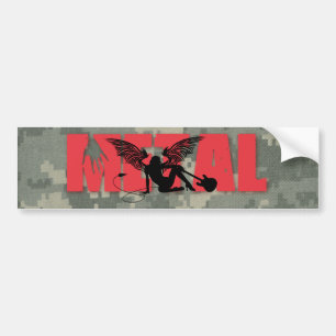 Metal Bumper Sticker