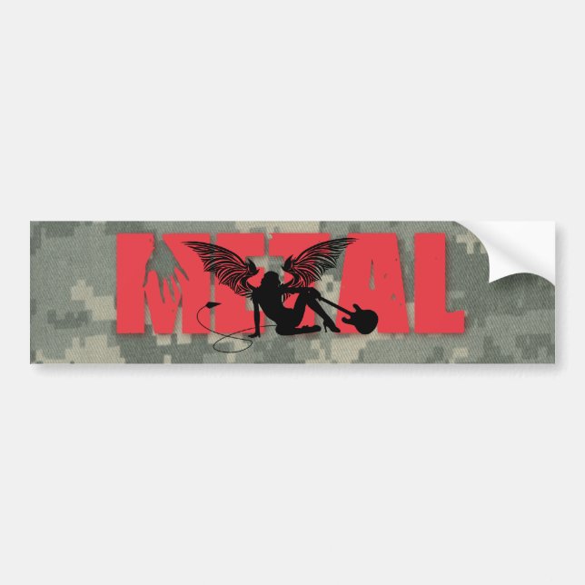 Metal Bumper Sticker (Front)
