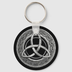 Metal Celtic Trinity Knot Keychain