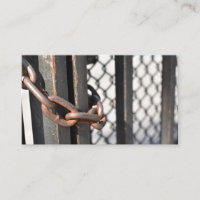 Metal Chain Link Fence Original NYC Photograph