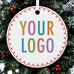 Metal Christmas Ornament Custom Logo Personalized