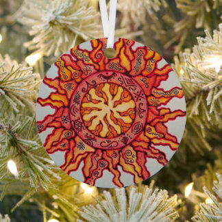 Metal Circle Ornament