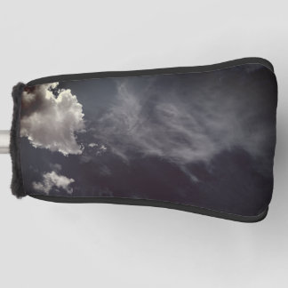Metal clouds golf head cover