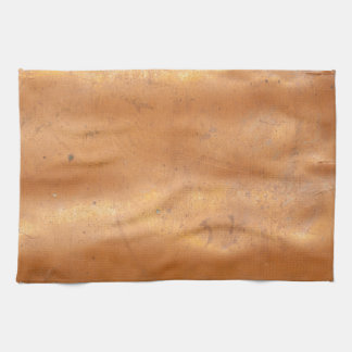 Metal copper texture kitchen towel