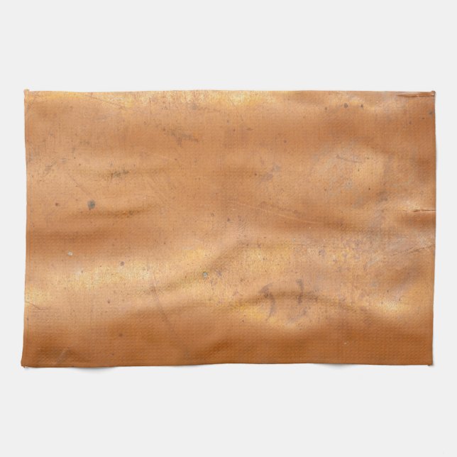 Metal copper texture kitchen towel (Horizontal)