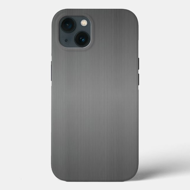 Metal: Dark Brushed Metal Case-Mate iPhone Case (Back)
