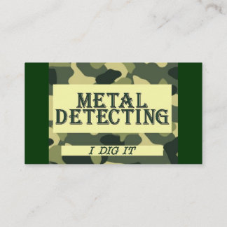 Métal de conception de Camo détectant le carte de