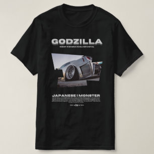 METAL DE GODZILLA T-shirt noir