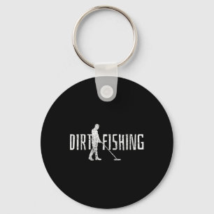 Metal Detecting Detector Detection Fishing  Keychain